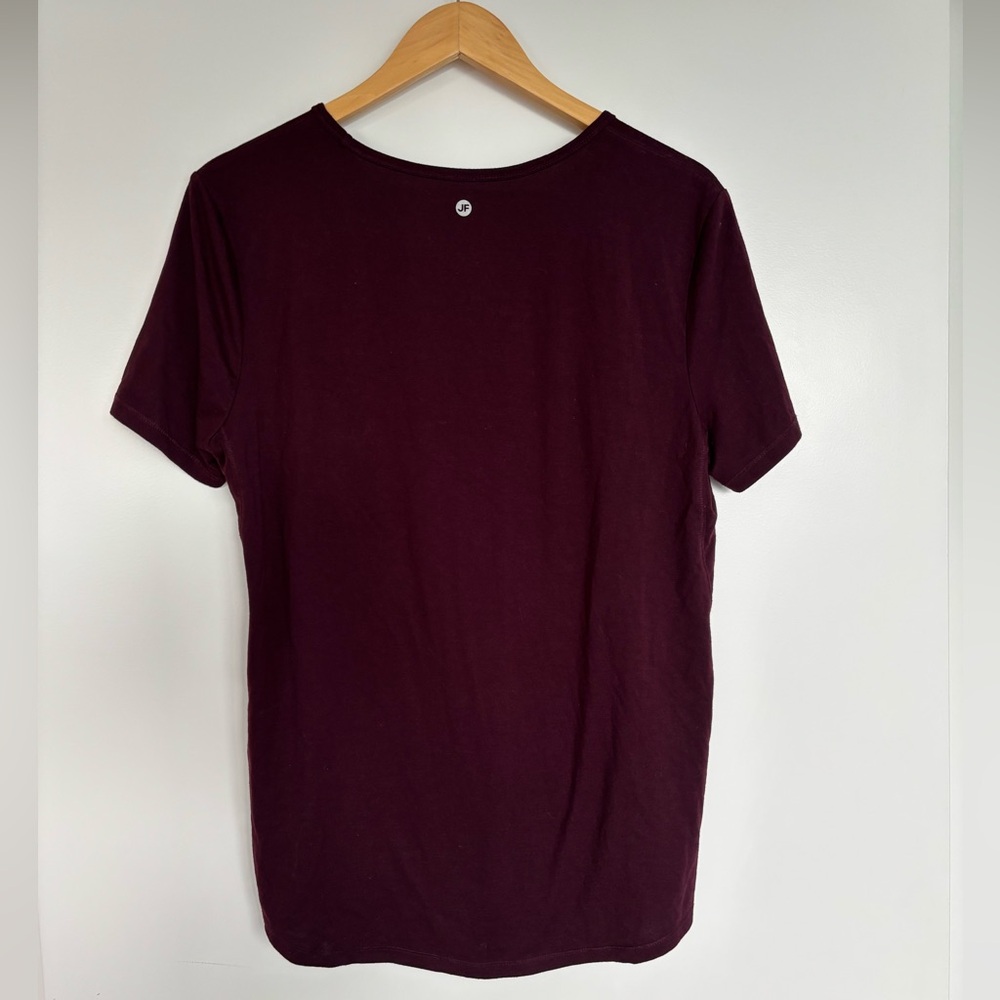 JOE FRESH/GEORGE 18-19” PTP 2 Pc Set of Women's Tops, Purple/Leopard, Size L/XS - Picture 9 of 16